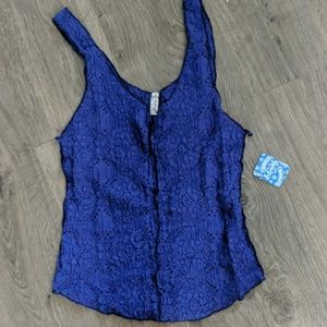 Free People Intimately Top - Deep Purple NWT